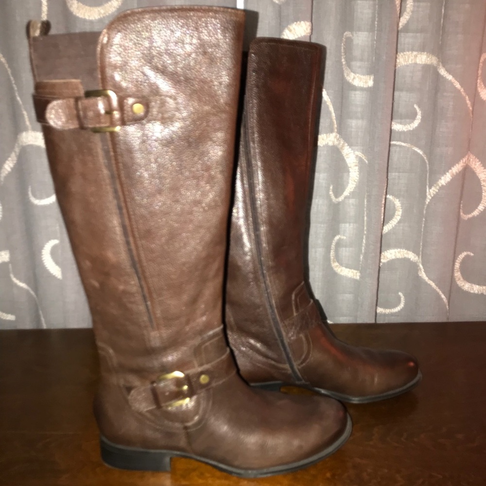 Excellent Naturalizer Brown leather Jean Boot 7.5